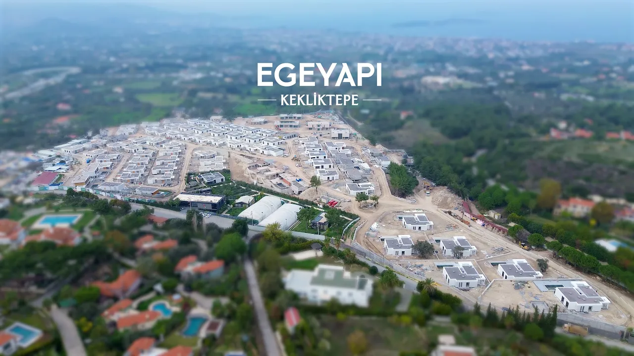 Urla’nın doğasıyla uyum içinde yükselen Kekliktepe’de son dokunuşlardayız.