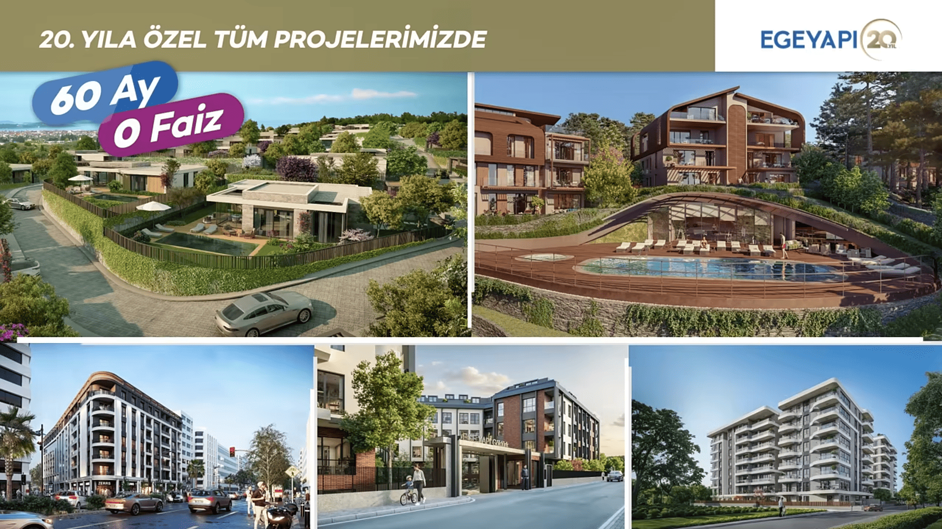 Ege Yapı'dan 20. Yılına Özel 60 Ay 0 Faiz Fırsatı